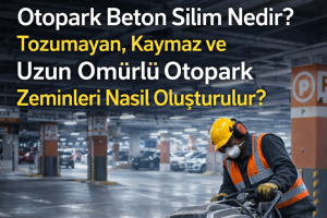 Otopark Beton Silim Nedir? Tozumayan, Kaymaz ve Uzun Ömürlü Otopark Zeminleri Nasıl Oluşturulur?