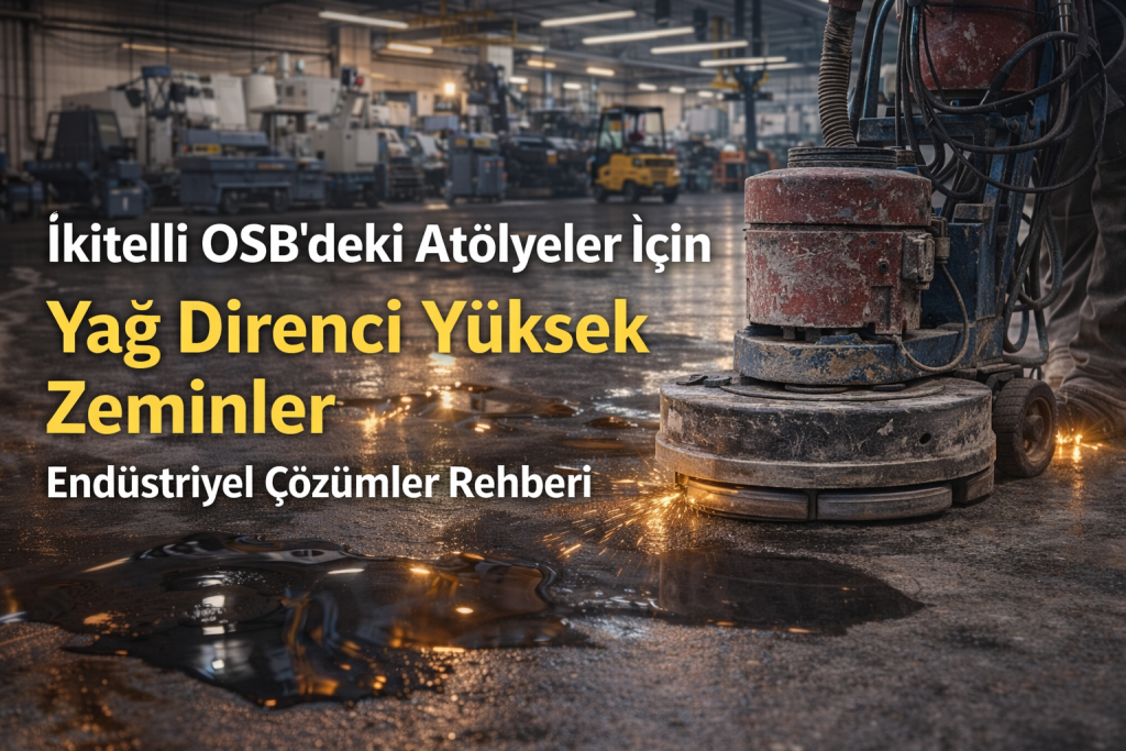 Atölyeler İçin Yağ Direnci Yüksek Zeminler