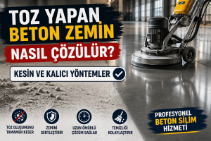 Toz Yapan Beton Zemin Nasıl Çözülür? Kesin ve Kalıcı Yöntemler (2026 Rehber)